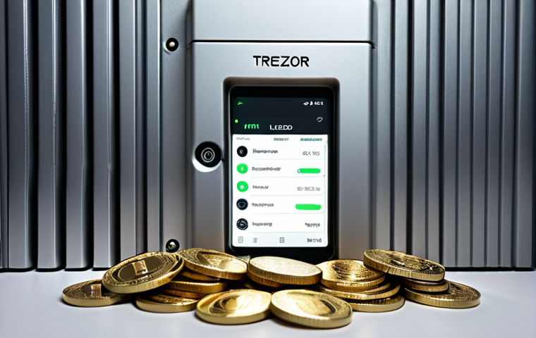 **Image:** A hardware cryptocurrency wallet (like Ledger or Trezor) resembling a secure vault or Swiss bank vault, with glowing digital coins inside. Focus on the feeling of security and offline storage. The words "Cold Storage" are subtly incorporated into the design.